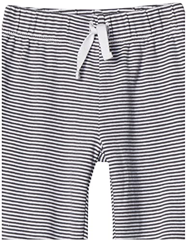 Amazon Essentials – Pantalones con cintura elástica para niño (4 unidades), Black/Stripe/White/Grey, US 24M (EU 86–92)