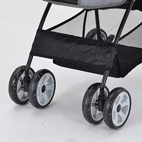 Ann-Pet stroller Carrito para Perros Cochecito para Mascotas, Multifunción Tres Ruedas Perrito Gato Mascota Carrito Viaje Mascotas Silla Paseo Frenos Traseros Máximo, para Peso 2-20 Kg Mascota