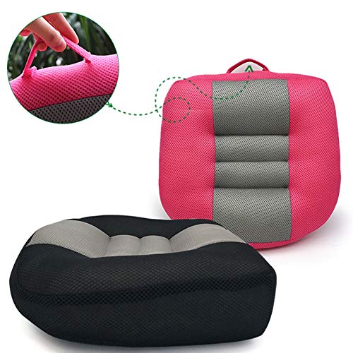 AP.DISHU Cojín de Asiento Boost para niños/Adultos Cojín de Asiento de Oficina para Coche y Silla de Ruedas Cojín de Asiento con elevación de ángulo Campo de visión de 12 cm Visibilidad,Style2