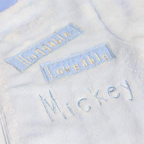 Artesania Cerda Pijama Dormilón Coral Mickey Conjuntos, Azul (Azul C37), 36m para Bebés