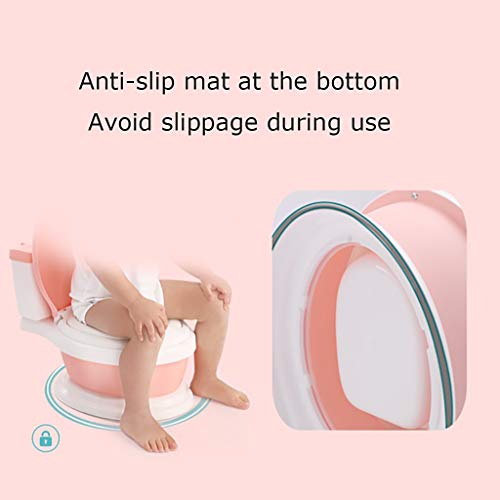 Asiento De Entrenador De Inodoro Para BebéS Inodoro De SimulacióN Para NiñOs 1-6 AñOs SillóN Con Orinal Para BebéS ExtraíBle FáCil Limpieza Con Orinal Interno Para Ir Al BañO Entrenamiento Para NiñOs