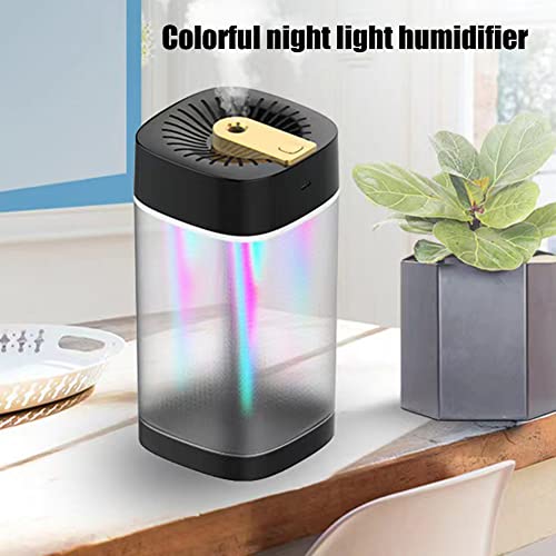 Asudaro Difusor De Aceites Esenciales, Humidificador De Coche 800ml Humidificador Enfriador Usb Difusor De Aceites Esenciales De Aroma Para Difusor Difusor De Niebla De Oficina En Casa