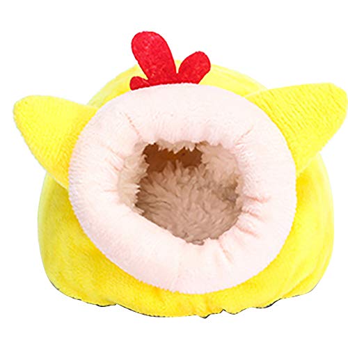 AYRSJCL 1pc Rosa Nido Cama del Animal doméstico Dormir erizos Suave Animales Pequeños Invierno portátil Easy Clean Conejillo de Indias de la Ardilla de Mezcla de algodón Lindo Caliente de la casa