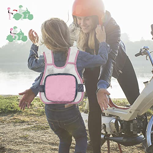 B/A Arnés de Moto para niños | Arnés de Moto para niños con Bolsa de Almacenamiento | Correa de arnés de Seguridad para vehículos eléctricos para niños pequeños de 2 a 10 años, Bicicletas eléctricas