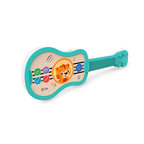 Baby Einstein, Hape Juguete musical de madera, Ukelele con tecnología táctil​ Magic Touch, música, sonidos de instrumentos y voces de animales, a partir de 6 meses, multicolor, 1 Unidad (Paquete de 1)