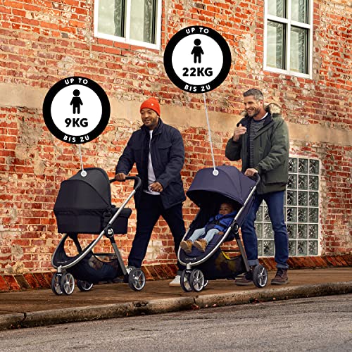 BABY JOGGER City Mini 2 - Cochecito de bebé de 3 ruedas, modelo único, plegable, ligero, color negro