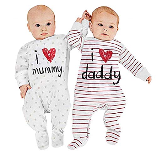 Baby Onesie - niños - Amo a papá - Mameluco - Amo a papá - papá - algodón - Bonito - cm 70 - Ropa de bebé i Love Daddy Dad