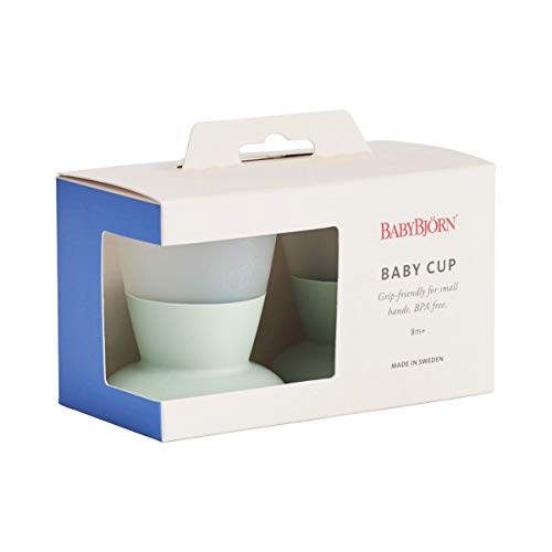 BABYBJÖRN Vaso para Bebé, 2 uni, Verde pastel