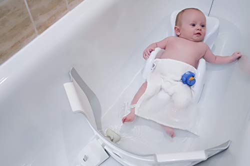 BabyDam Soporte de baño para bebé, color blanco