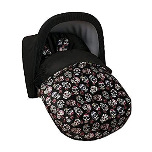 Babyline Lovely Skull - Saco grupo 0, unisex, color negro