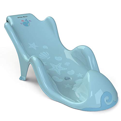 BABYLON asiento bañera bebe Aqua Grand hamaca bañera bebe silla bañera bebe adaptador bañera bebe azul