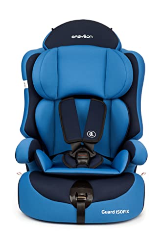 BABYLON silla coche Guard ISOFIX. Silla coche bebe para Niños 9-36 kg. Silla coche grupo 1-2-3 isofix. Silla bebe coche ECE R44 / 04 azul