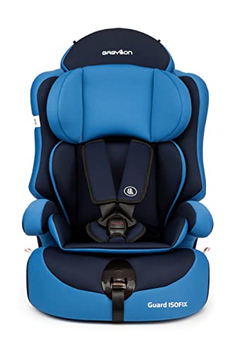 BABYLON silla coche Guard ISOFIX. Silla coche bebe para Niños 9-36 kg. Silla coche grupo 1-2-3 isofix. Silla bebe coche ECE R44 / 04 azul