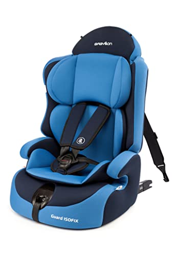 BABYLON silla coche Guard ISOFIX. Silla coche bebe para Niños 9-36 kg. Silla coche grupo 1-2-3 isofix. Silla bebe coche ECE R44 / 04 azul