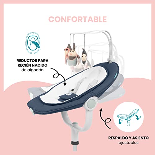 Babymoov A012436 - Swoon Air - Tumbona alta 360° ajustable en 1 clic