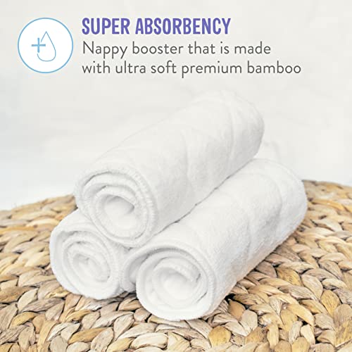 Bambino Mio, mioboost supreme absorbente para pañal, pack de 3 uds., blanco