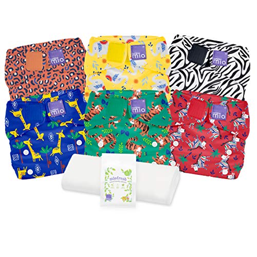 Bambino Mio NKSOXSAF -, miosolo set de pañales de tela, fiesta del safari, unisex Lot de 1