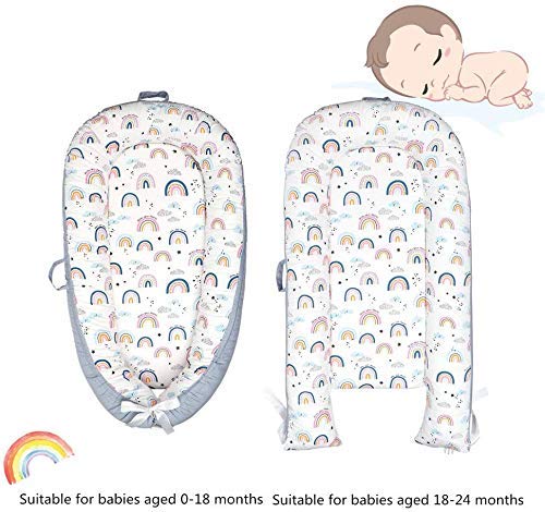 BAOWKQ Cama de bebé Plegable portátil de Newborn Baby Nest Apto for 0-18 Meses Cama de Viaje bebé, H GINOLEI (Color : I)