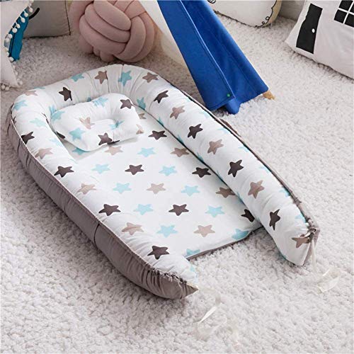 BAOWKQ Cama de bebé Plegable portátil de Newborn Baby Nest Apto for 0-18 Meses Cama de Viaje bebé, H GINOLEI (Color : I)