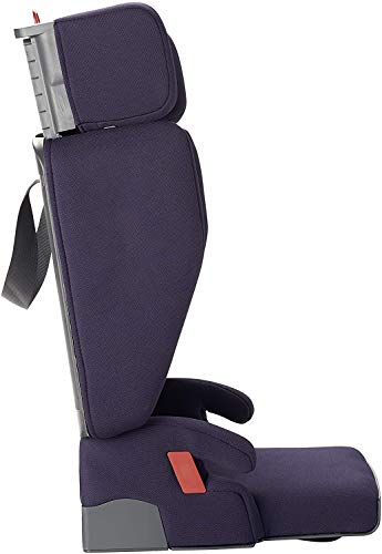 BÉABA Silla de coche PURSEAT‘FIX, Grupo 2 y 3, ISOFIX, Para Bebé y Niño (3/12 años), Compacta y Ligera (4 kg), Máxima Seguridad -Formato equipaje de mano, Norma ECE R44/04, Azul Marino