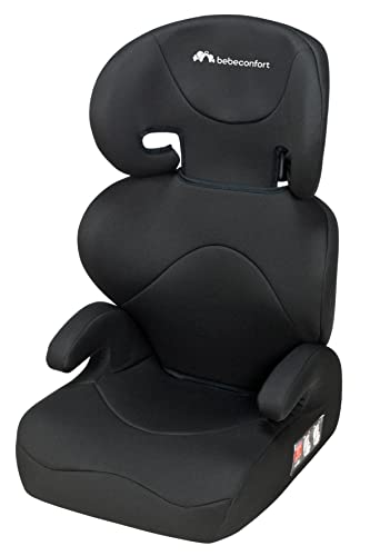 Bebe Confort Road Safe Silla de Coche Grupo 23, silla coche bebe 15-36 kg, reclinable y fácil de instalar, silla coche para niños de 3,5 a 12 años, color Negro