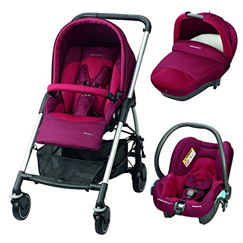 Bébé Confort Streety Next - Pack trío, color rojo