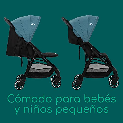 Bebeconfort Teeny 3d Silla De Paseo Ligera Y Compacta, 6 Kg, Plegable Y Reclinable, Desde El Nacimiento Hasta Aproximadamente Los 4 Años, Capacidad 22 Kg, Azul, Blue Chic