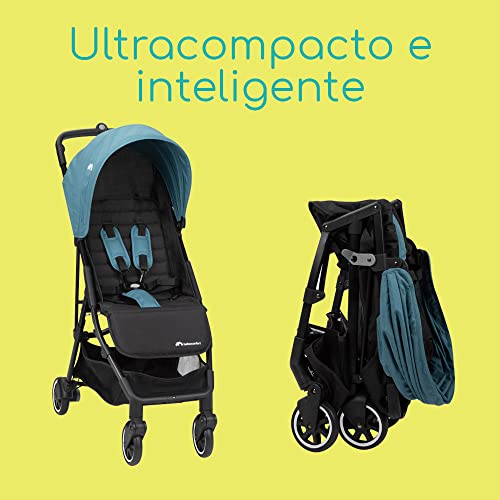 Bebeconfort Teeny 3d Silla De Paseo Ligera Y Compacta, 6 Kg, Plegable Y Reclinable, Desde El Nacimiento Hasta Aproximadamente Los 4 Años, Capacidad 22 Kg, Azul, Blue Chic