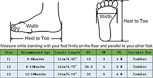 Berimaterry Primeros Pasos Zapatos de Bebé Zapatillas para Infantil Recién Niñas Bebe 0-18 Mes Zapatillas Niño Bebés Zapatos de bebé Deporte Transpirables Antideslizante Huecas de Malla Precioso