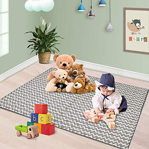 Bizcasa Bebé Trona Alta Silla Alfombrillas,130 * 130cm Alfombrilla antideslizante, impermeable Picnic Manteles, Cubierta protectora de mesa, Alfombras De Juego Para Bebé Niños