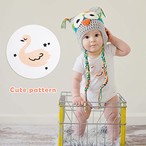 Body para Bebé Niños Manga Corta Pijama Pack de 4 , Algodón Monos Ropa de Recién Nacido Trajes Regalos 0-3 meses