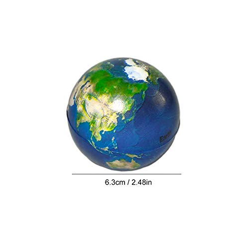 Bola Antiestrés del Sistema Solar, Bola Planetaria Impresa En Colores, Juguetes Educativos De Relleno De Esponja De Alivio, Herramientas De Enseñanza, para Niños Y Adultos