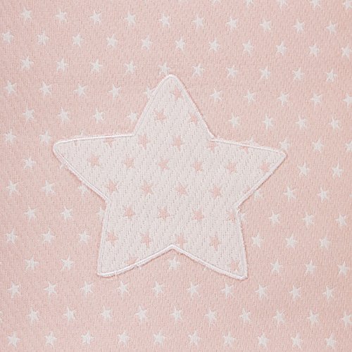 Bolín Bolón 1950241013200 - Textil para minicuna estrellitas, color rosa