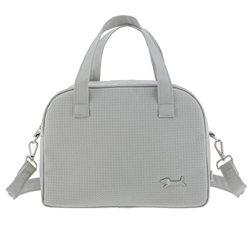 Bolso Maternal Prome Paris Gris 18x44x33 cm