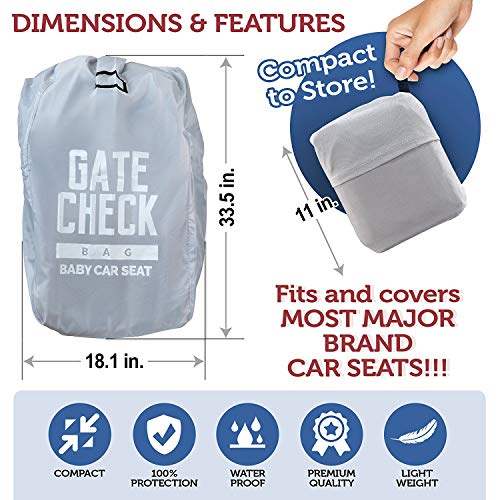 Bramble - Bolsa Universal de Transporte Protectora para Silla de Coche - Funda de Carrito Bebe para Viajar- Impermeable y Resistente