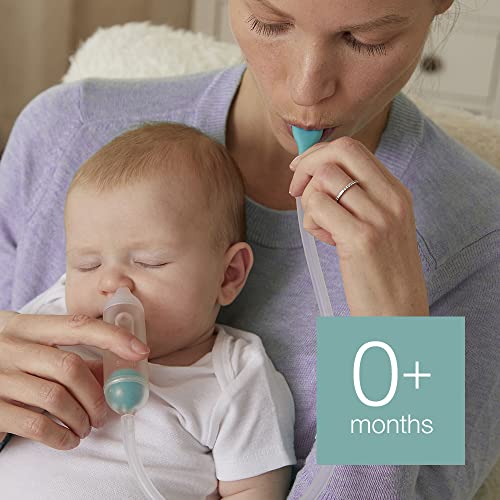 Braun Filtros para aspirador nasal manual 1 (alivio de la congestión, bebé, recién nacido, a partir de 0 meses, filtros grandes y resistentes, higiénicos, un solo uso, desechables, sin BPA) BNA050EU