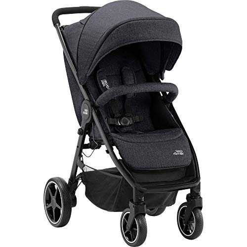 Britax Römer B-Agile M Cochecito Cochecito de bebé hasta 4 años (22 kg), Sombra Negra