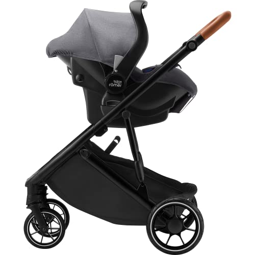 Britax Römer Portabebés PRIMO compatible con PRIMO BASE, desde el nacimiento hasta los 12/15 meses (13 kg) grupo 0+, Elephant Grey