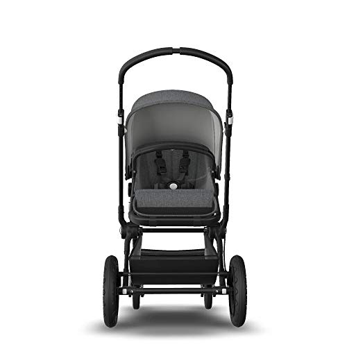 Bugaboo Cameleon 3 Plus, Cochecito y Silla de Paseo 2 en 1, Negro, Melange gris