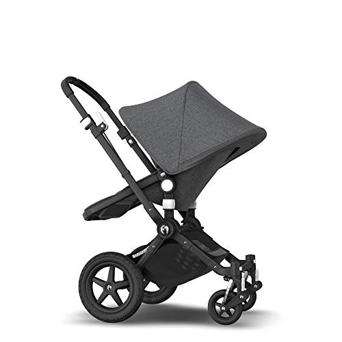 Bugaboo Cameleon 3 Plus, Cochecito y Silla de Paseo 2 en 1, Negro, Melange gris