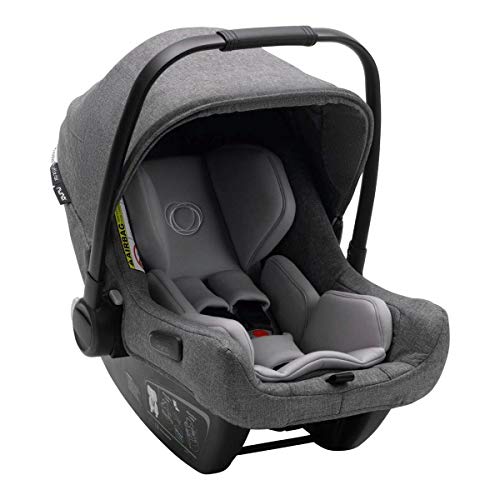 Bugaboo Turtle Air by Nuna, Silla De Coche Cómoda Para Bebés y Niños, Ultraligera, Segura y Práctica, Con Capota para el Sol y Ventana Peekaboo en gris