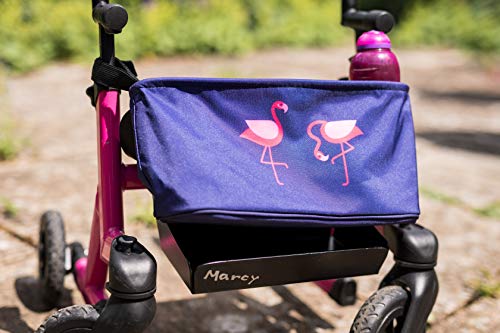 BundleBean - Bolso cambiador para cochecito - Compatible con cualquier carrito o silla de ruedas - Diseño de flamencos