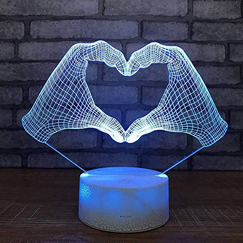 Cama de acrílico Personalizada 3D pequeña luz de Noche de Navidad s Decoraciones navideñas Regalo para Luces de habitación de bebé al por Mayor lámpara LED USB para niños