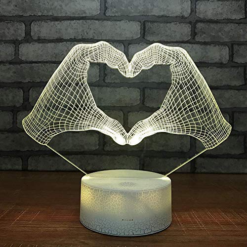 Cama de acrílico Personalizada 3D pequeña luz de Noche de Navidad s Decoraciones navideñas Regalo para Luces de habitación de bebé al por Mayor lámpara LED USB para niños