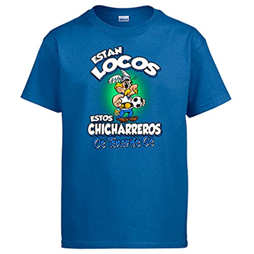 Camiseta Parodia de Asteris para Aficionados al fútbol de Tenerife - Azul Royal, 12-14 años