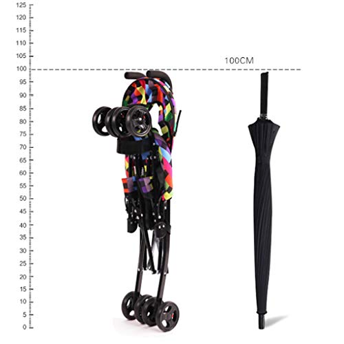 Carritos y sillas de Paseo El Cochecito de bebé Puede Sentarse reclinado Ultra Ligero portátil Plegable Simple Paraguas niño bebé niño Cochecito Verano Bebé Sillas de Paseo