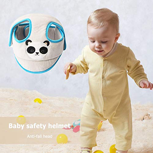 Casco de Seguridad para Bebé Niño Infantil Gorra Antigolpe Sombrero para Proteger Cabeza Aprender Gatear Andar Caminar Correr Jugar Bicicleta con Ajustable Arnés de Protección