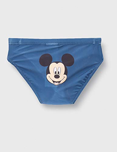 CERDÁ LIFE'S LITTLE MOMENTS Slip Bañador Bebe Niño de Mickey Mouse-Licencia Oficial Disney, Rojo, 6 Meses para Bebés