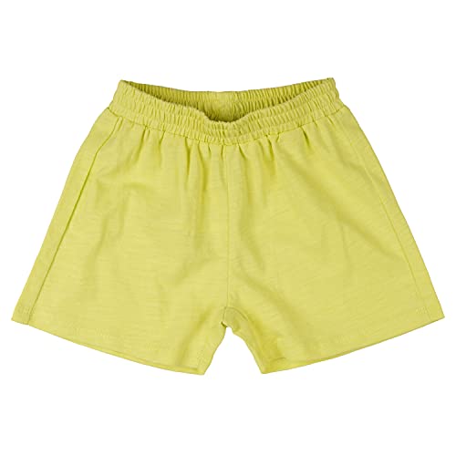 Charanga GISTOSA Pantalones Cortos Informales, Amarillo, 9-12 Unisex bebé