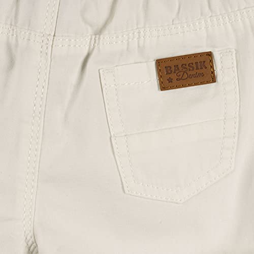 Charanga GORDONY Pantalones Cortos, Blanco, 12-18 Unisex bebé